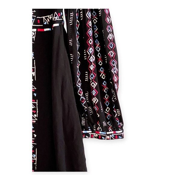 Rahi Cali Black Embroidered Mini Dress,  size M - Picture 10 of 14